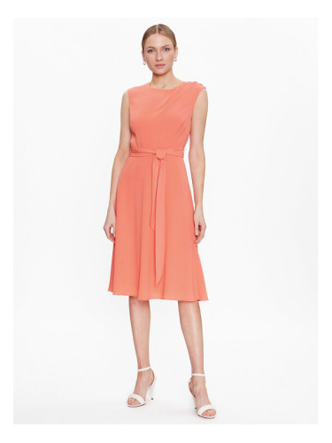 Lauren Ralph Lauren Ежедневна рокля 250889183 Оранжев Regular Fit