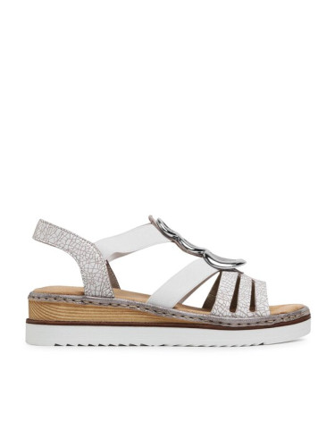 Rieker Сандали 679L4-80 Бял