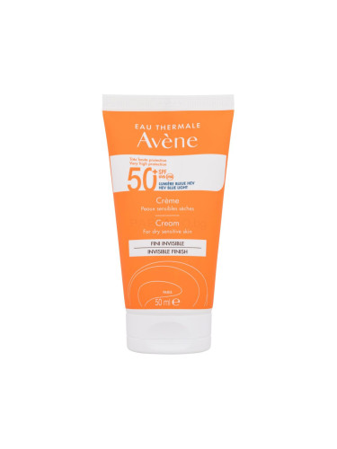 Avene Sun Cream Invisible Finish SPF50+ Слънцезащитен продукт за лице 50 ml