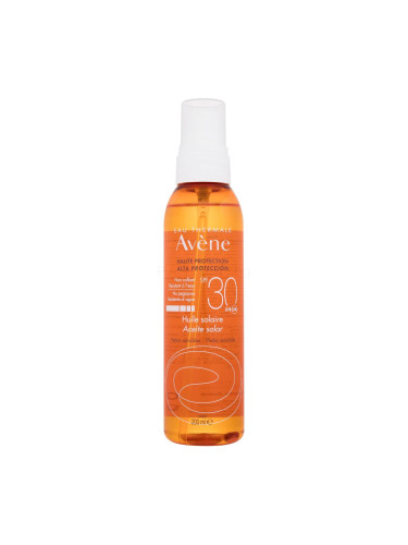 Avene Sun Sun Care Oil SPF30 Слънцезащитна козметика за тяло 200 ml