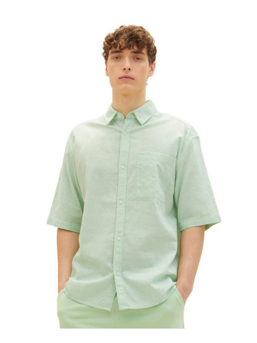 Tom Tailor Denim Риза 1034920 Зелен Regular Fit