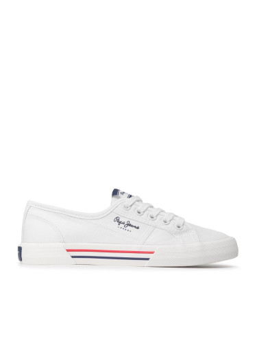 Гуменки Pepe Jeans Brady W Basic PLS31287 Бял