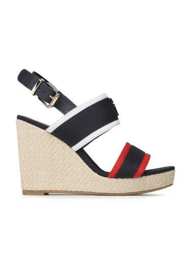 Еспадрили Tommy Hilfiger Rwb Feminne Wedge FW0FW07180 Тъмносин