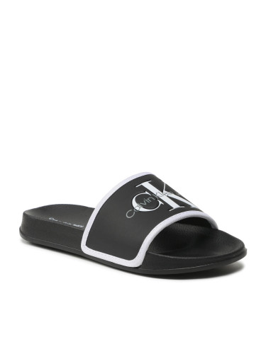 Чехли Calvin Klein Jeans Logo Pool Slide V3B0-80630-1172 S Черен