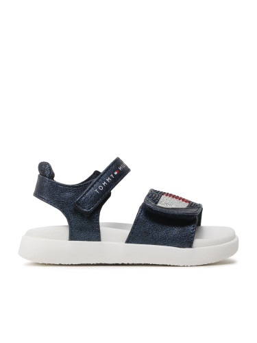 Сандали Tommy Hilfiger Strass Heart Velcro Sandal T1A2-32752-1367 M Тъмносин