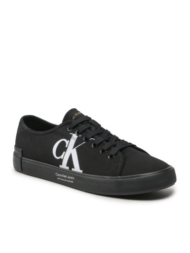 Гуменки Calvin Klein Jeans Vulc Low Oversized Brand YM0YM00687 Черен