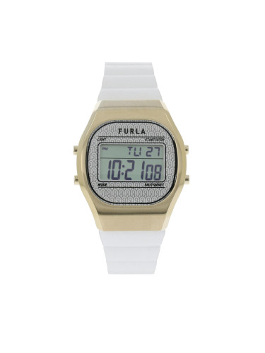 Часовник Furla Digital WW00040-VIT000-01B00-1-007-20-CN-W Бял