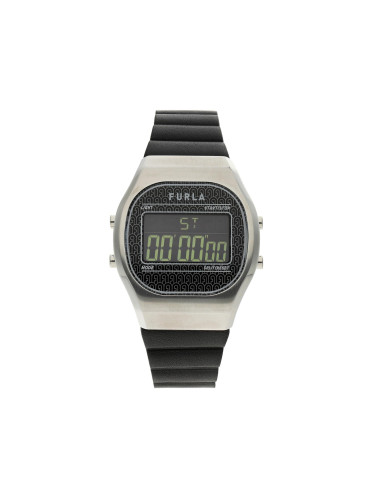 Часовник Furla Digital WW00040-VIT000-O6000-1-003-20-CN-W Черен