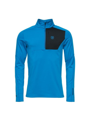 TENSON TXLITE HALF ZIP Мъжки суитшърт, синьо, размер XXXL