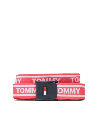 Tommy Jeans Детски колан Webbing Belt AU0AU01627 Розов