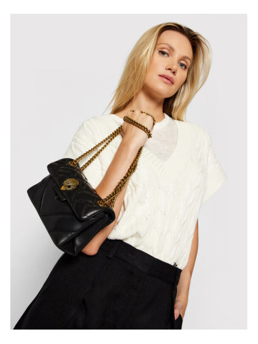 Kurt Geiger Дамска чанта Mini Kensington 1470805109 Черен
