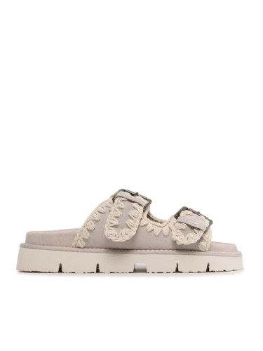 Mou Сандали New Bio With Buckles SW461005A Екрю