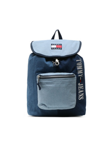 Tommy Jeans Раница Tjm Heritage Denim Flap Backpack AM0AM11108 Син