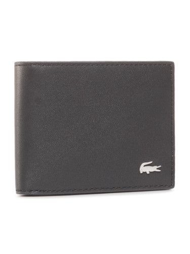 Lacoste Малък мъжки портфейл S Slim Billfold Id Slot NH1407FG Черен