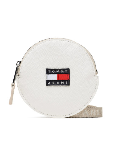 Портмоне Tommy Jeans Tjw Heritage Ball Hanging Coin AW0AW14573 Бял