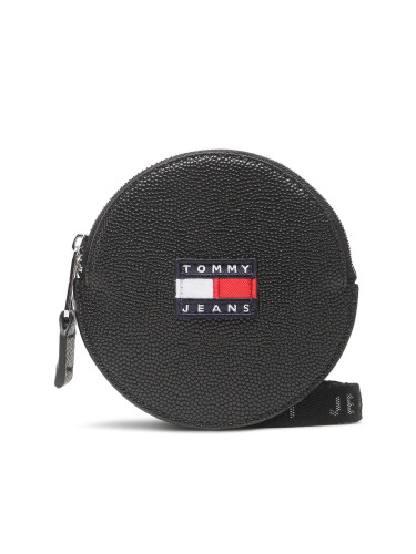 Портмоне Tommy Jeans Tjw Heritage Ball Hanging Coin AW0AW14573 Черен