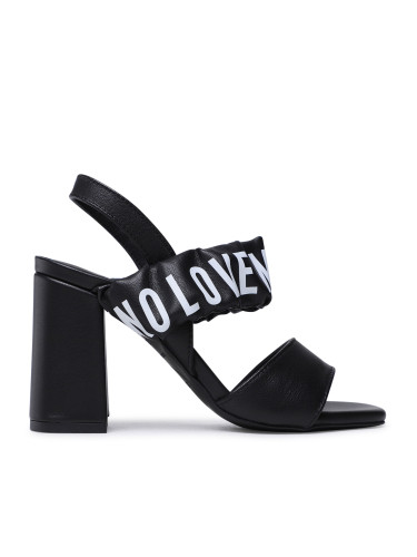 Сандали LOVE MOSCHINO JA16358G0GIE0000 Черен