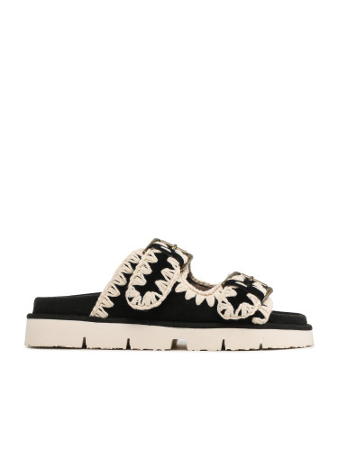 Чехли Mou New Bio With Buckles SW461005A Черен