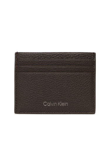 Калъф за кредитни карти Calvin Klein Warmth Cardholder 6Cc K50K507389 Кафяв