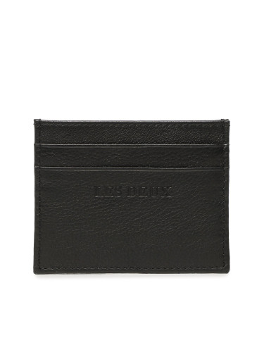 Калъф за кредитни карти Les Deux Leather Cardholder LDM940067 Черен