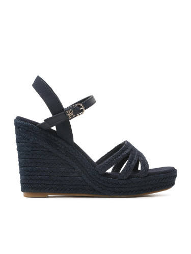 Еспадрили Tommy Hilfiger Essential Basic Wedge Sandal FW0FW07220 Тъмносин