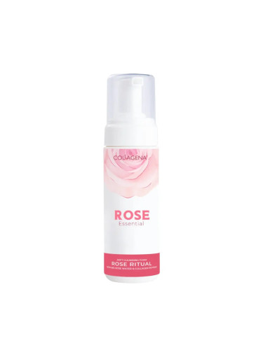 Почистваща пяна за лице с Колагенови Пептиди и Розова вода COLLAGENA ROSE Soft Cleansing Foam