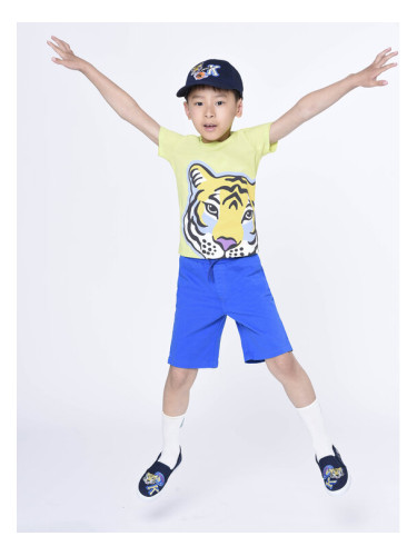 Kenzo Kids Тишърт K25788 S Жълт Regular Fit