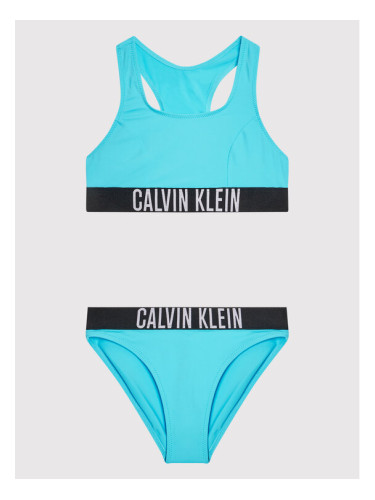 Calvin Klein Swimwear Бански костюм Intense Power KY0KY00010 Син
