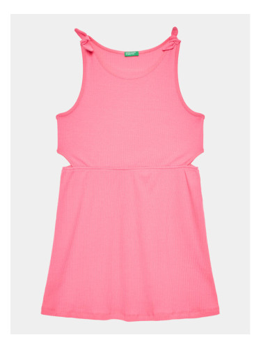 United Colors Of Benetton Ежедневна рокля 3ZZUCV00E Розов Regular Fit