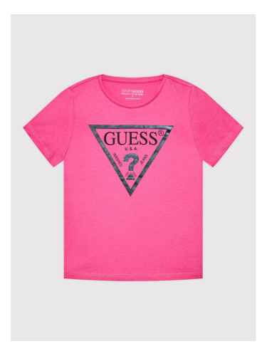 Guess Тишърт K73I56 K8HM0 Розов Regular Fit