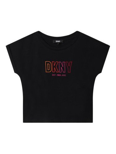 DKNY Тишърт D35S82 S Черен Regular Fit