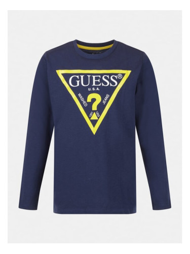 Guess Блуза L84I29 K8HM0 Тъмносин Regular Fit