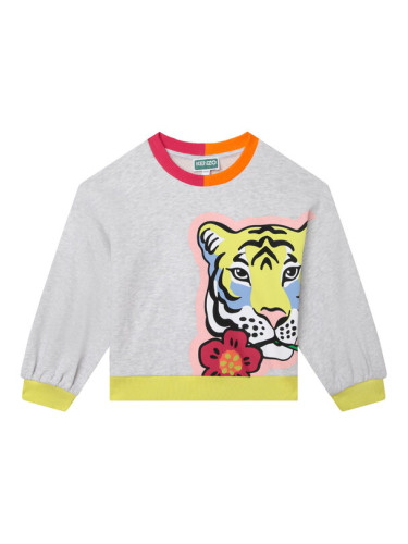 Kenzo Kids Суитшърт K15647 S Сив Regular Fit