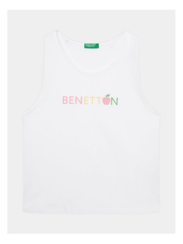 United Colors Of Benetton топ 3I1XGH00K Бял Regular Fit