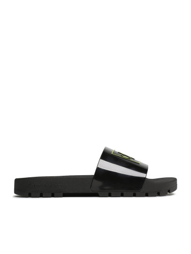 Чехли Calvin Klein Jeans Truck Slide Monogram Rubber YM0YM00591 Черен