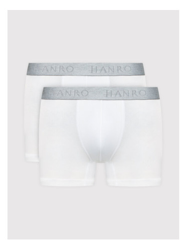 Hanro Комплект 2 чифта боксерки Essentials 3078 Бял