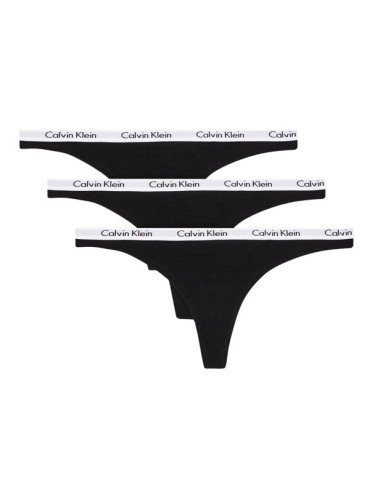 Calvin Klein Underwear Комплект 3 чифта прашки 000QD3587E Черен