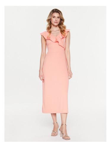 Silvian Heach Ежедневна рокля GPP23299VE Оранжев Regular Fit