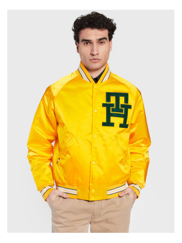 Tommy Hilfiger Яке бомбър Varsity MW0MW29017 Жълт Regular Fit