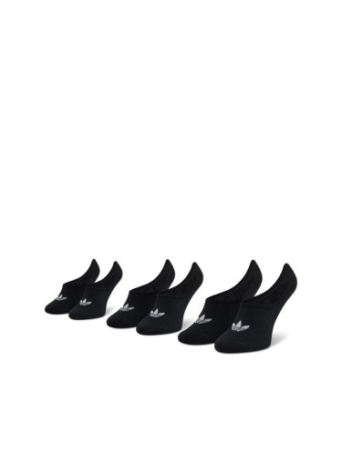 adidas Комплект 3 чифта терлик унисекс No-Show Socks 3P FM0677 Черен