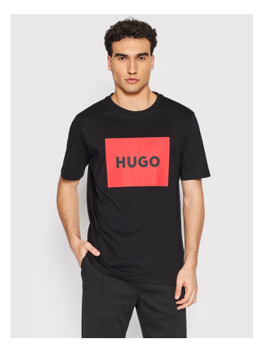 Hugo Тишърт Dulive222 50467952 Черен Regular Fit