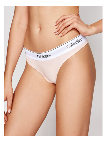 Calvin Klein Underwear Бикини тип прашка 0000F3786E Розов