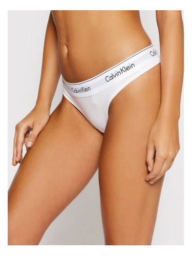 Calvin Klein Underwear Бикини тип прашка 0000F3786E Бял