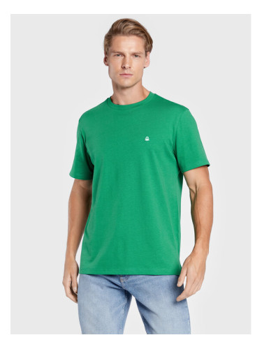 United Colors Of Benetton Тишърт 3MI5J1AF7 Зелен Regular Fit