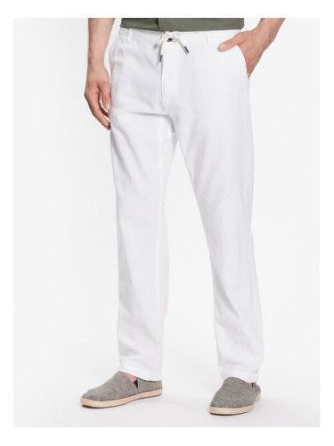 INDICODE Текстилни панталони Clio 60-301 Бял Regular Fit