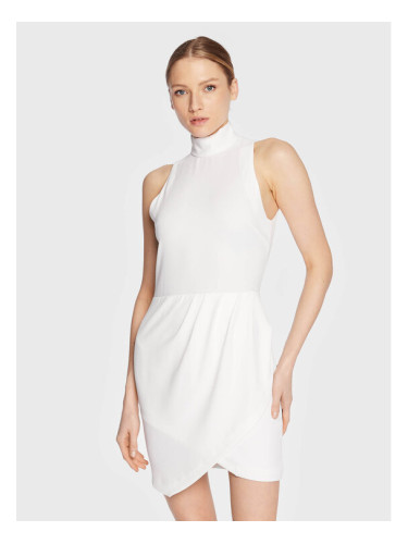 IRO Коктейлна рокля Kamela AS090 Бял Regular Fit
