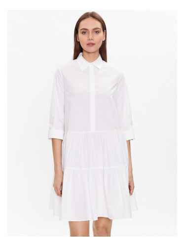 Fabiana Filippi Рокля тип риза ABD273W188 Бял Regular Fit