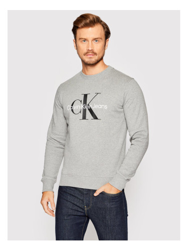 Calvin Klein Jeans Суитшърт J30J320933 Сив Regular Fit