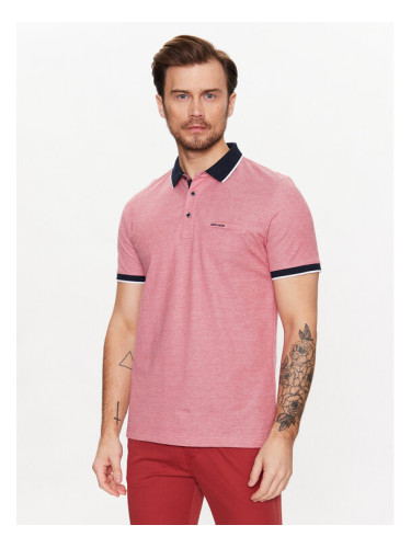 Pierre Cardin Тениска с яка и копчета C5 20514/000/2031 Розов Regular Fit