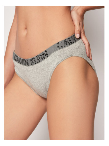 Calvin Klein Underwear Класически дамски бикини Ultimate 000QD3637E Сив